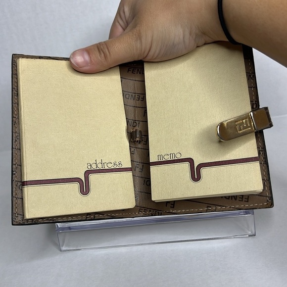 FENDI Monogram Memo Address Vintage Wallet - Picture 8 of 10